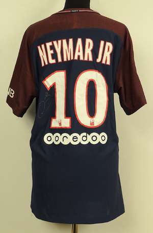 Maillot Neymar PSG avec autographe