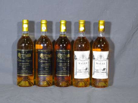 3 Bt Château Voigny Sauternes 1998. On joint 2 Bt 