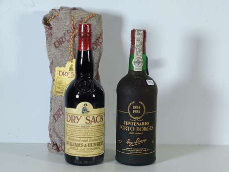 2 Bouteilles - 1 Porto Borges Old Tawny 1984 