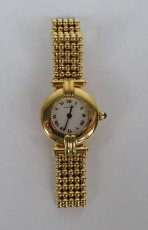 MUST de CARTIER - Montre bracelet de femme en or 