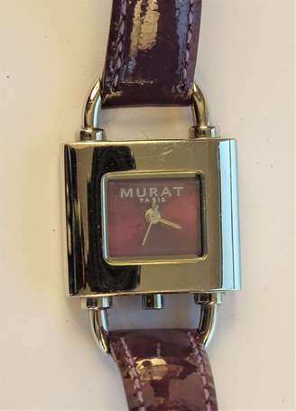 MURAT - Montre bracelet de dame en acier, le 