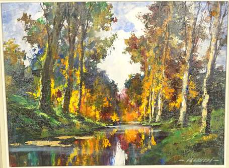 FALCUCCI Robert (1900-1982) - La rivière en 