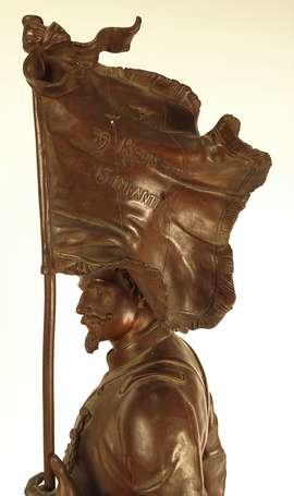 ANFRIE Charles (1833-1905) - Soldat porte-drapeau.