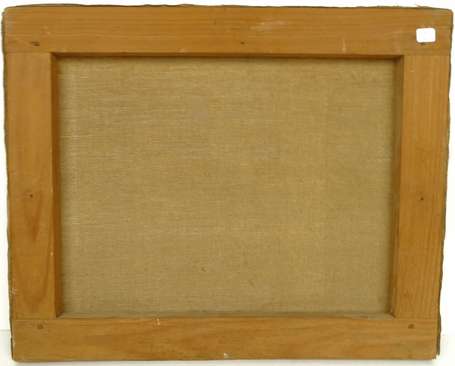 MARCHESSEAU G. XXe - Nymphes au bain. Huile sur 