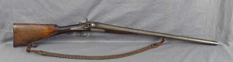 Fusil de chasse canons juxtaposés à chien. Etat 
