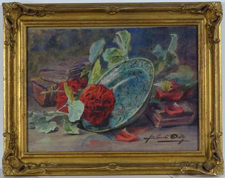 ODIN Blanche (1865-1957) - Nature morte aux roses 