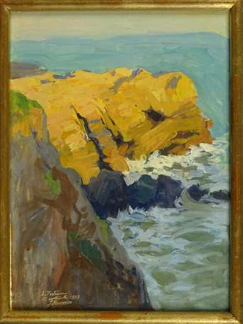 PONCEAU Jules François (1881-1961) - Bord de mer 