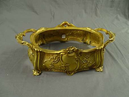 CHRISTOFLE - Jardinière en bronze de style 