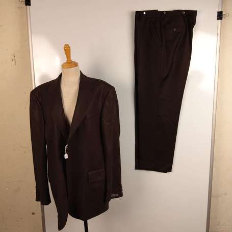 GIVENCHY Costume homme en laine brun, Veste T. 52,