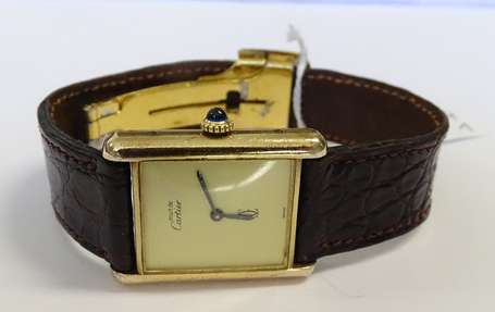 CARTIER Must - Montre bracelet de dame en vermeil 