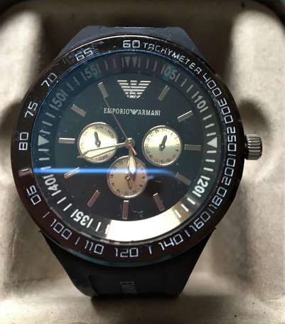 EMPORIO ARMANI - Montre chronographe d'homme, le 