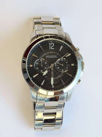 FOSSIL - Montre chronographe d'homme en acier, le 