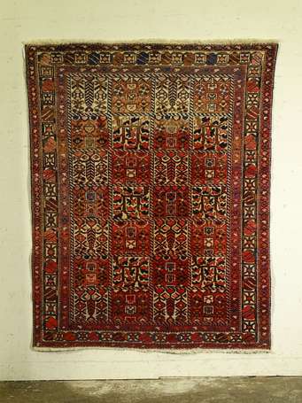 Tapis Bakhtiar en laine et coton, le champ en 