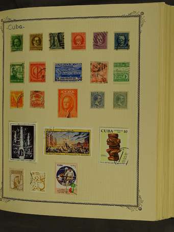 Dans 1 album ancien timbres du monde N* et 