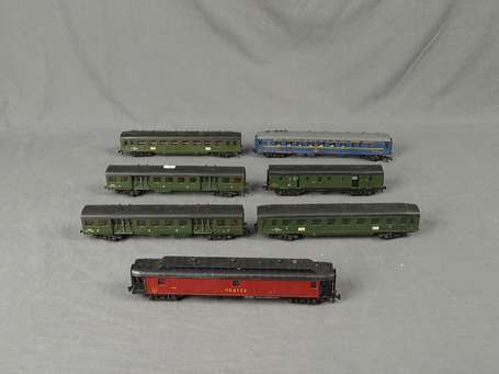 Hornby ho-Lot de 7 voitures 