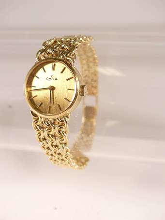 OMEGA - Montre bracelet de dame en or jaune 18K 