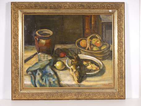 FAUCHER François (1932-2015) Nature morte Huile 