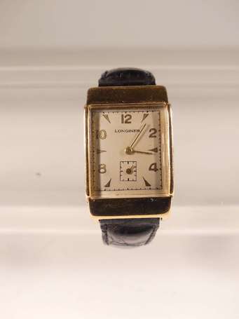 LONGINES - Montre bracelet à boîtier rectangulaire