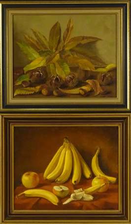 SICHET Florent (1918-2014) - Nature morte. Deux 