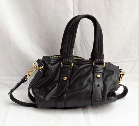 MARC by MARC JACOBS - Sac à main en cuir noir, 