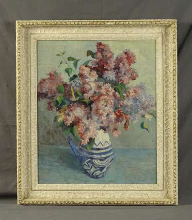 CERISIER Simone-Marie (1903) - Bouquet de lilas. 