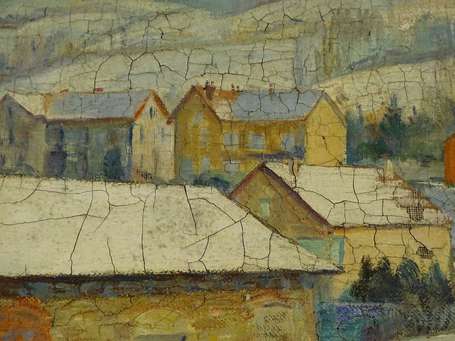CERISIER Simone-Marie (1903) - Village sous la 