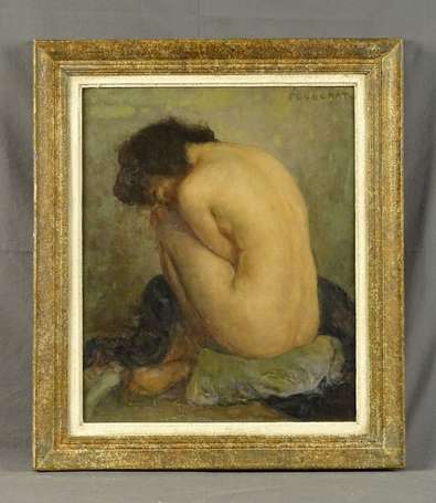 FOUGERAT Emmanuel (1869-1958) - Nu féminin de dos.