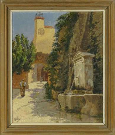 MERY Louis (1877-1967) - Vaison la romaine. Huile 