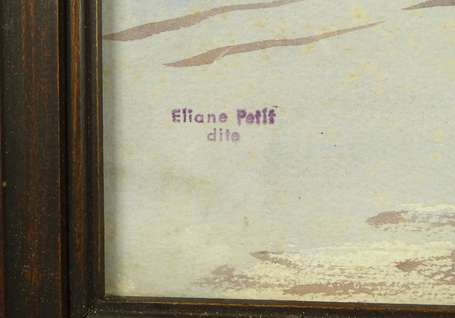 PETIT Eliane dite de la Villéon (1910-1969) - 
