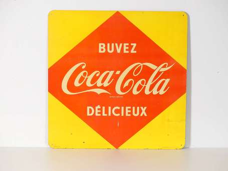 COCA-COLA Délicieux - Tôle lithographiée. H. 