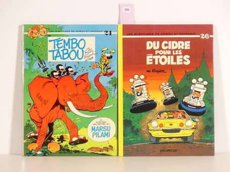 Franquin et Fournier : Spirou 24 et 25 ; Tembo 