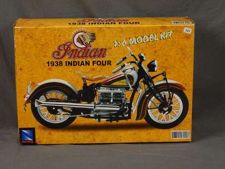 Maquettes non montées-New Ray-Moto Indian 1938 NB 