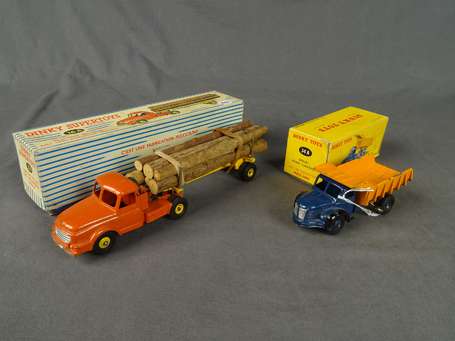 Dinky toys-2 véhicules: Berliet benne et Willeme 