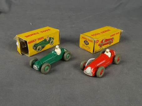 Dinky toys GB-2 véhicules Alfa et cooper, état 