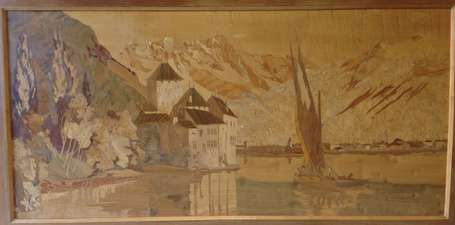 ROSENAU Pierre (XXe) - Le château de Chillon et le