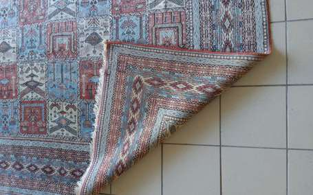 Tapis Pakistan en laine et coton, le champ en 