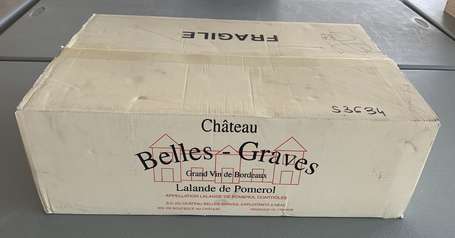 12 Bts Château Belles Graves, Lalande Pomerol 1999