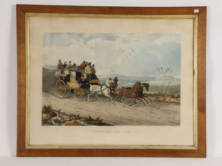 H. PAPPRILL, d'après J.W. SHAYER - Down Hill, The 