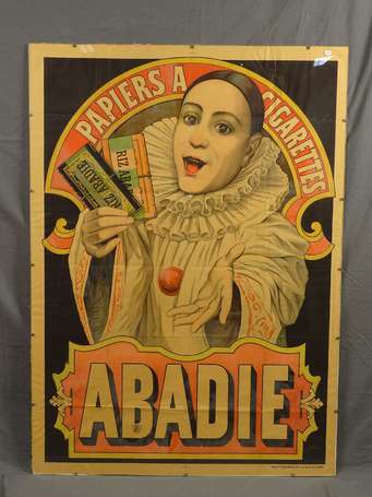 ABADIE Papier à Cigarettes : Affiche lithographiée