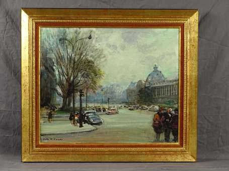 HERVE Jules René (1887-1981) - Vue du Grand Palais