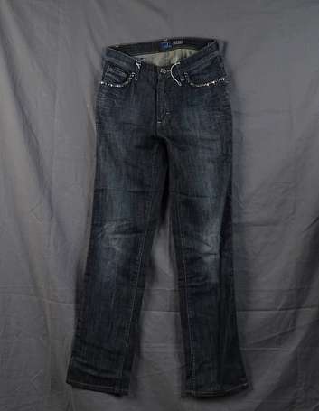 ARMANI JEANS - Jeans gris, les coutures 	grises, 