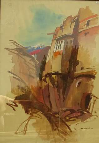 FALCUCCI Robert (1900-1989) - Paysage marocain, 