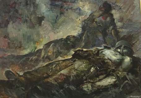 FALCUCCI Robert (1900-1989) - Après la bataille, 