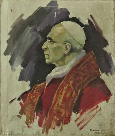 FALCUCCI Robert (1900-1989) - 3 Portraits d'homme 
