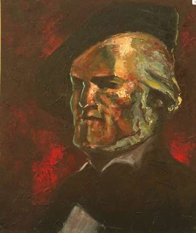 FALCUCCI Robert (1900-1989) - Wagner, huile sur 