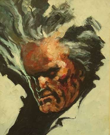 FALCUCCI Robert (1900-1989) - Beethoven, huile sur