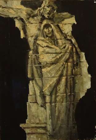 FALCUCCI Robert (1900-1989) - Vierge de pitié, 