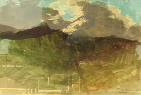 FALCUCCI Robert (1900-1989) - Paysage corse 