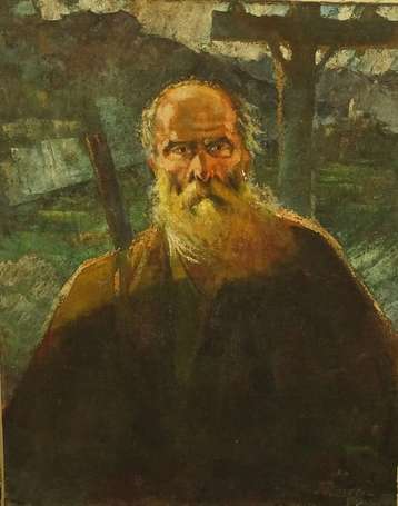 FALCUCCI Robert (1900-1989) - Vendetta, huile sur 