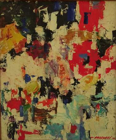 FALCUCCI Robert (1900-1989) - Abstraction, huile 